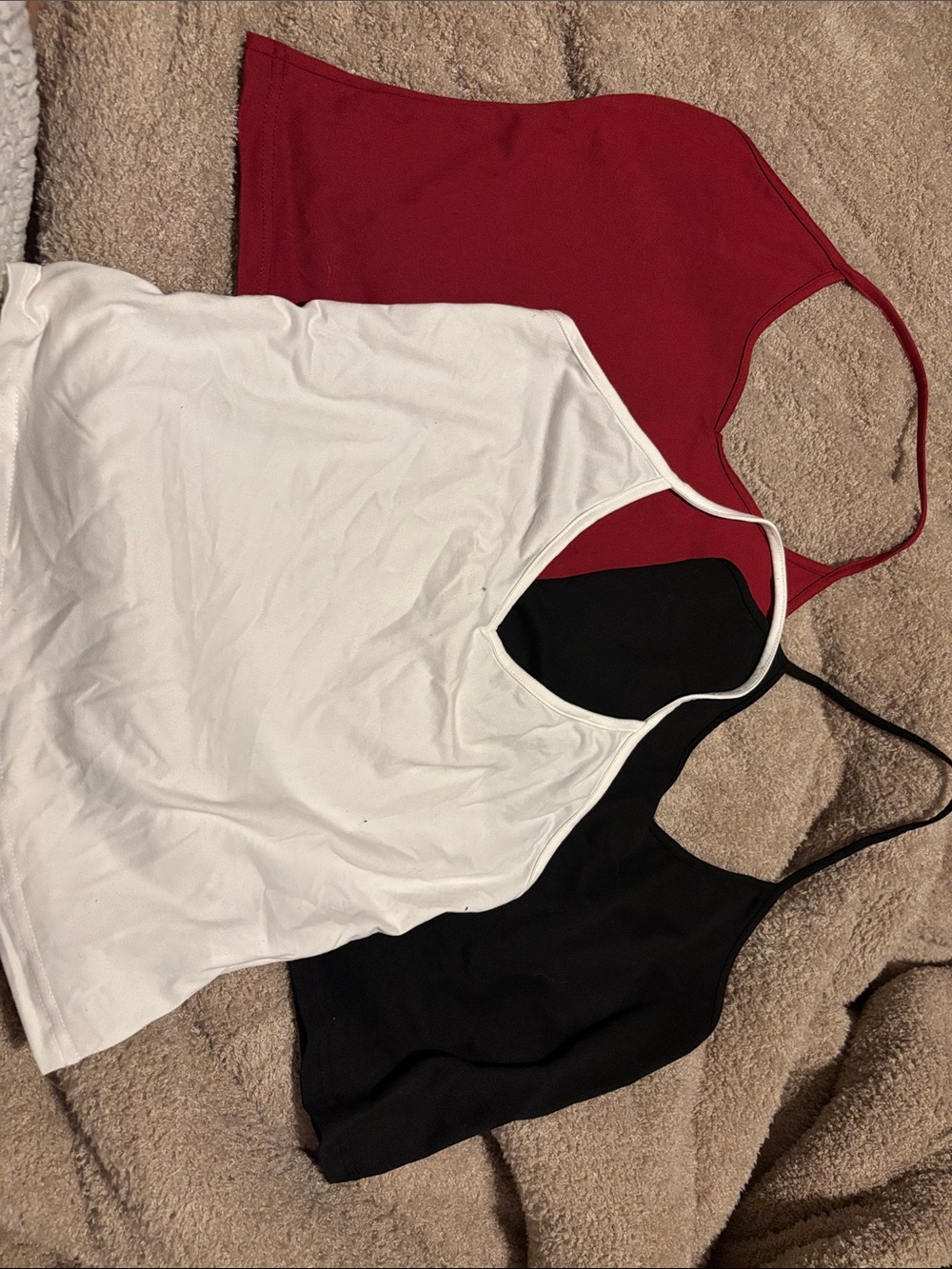 3-pack Basic V-Neck Halter Camisole